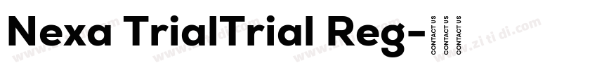 Nexa TrialTrial Reg字体转换 Nexa TrialTrial Reg字体转换
